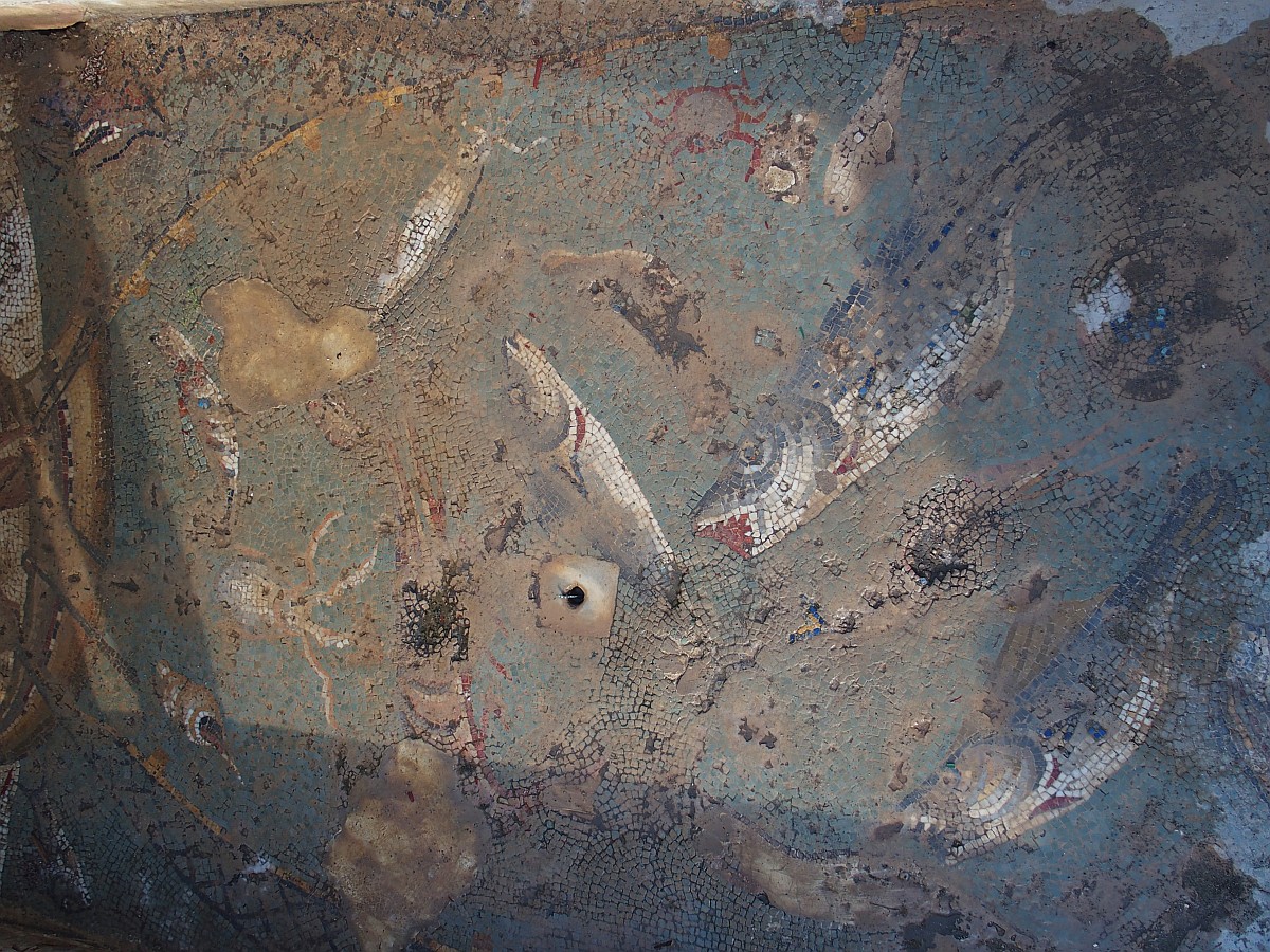 Mosaik im Cascade-Haus