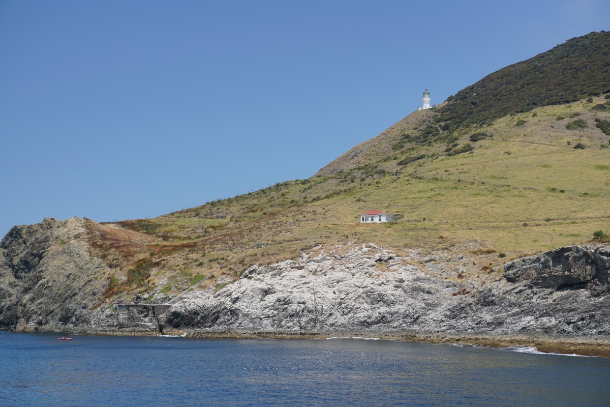 Cape Brett mit Leuchtturm und Wärterhütte
