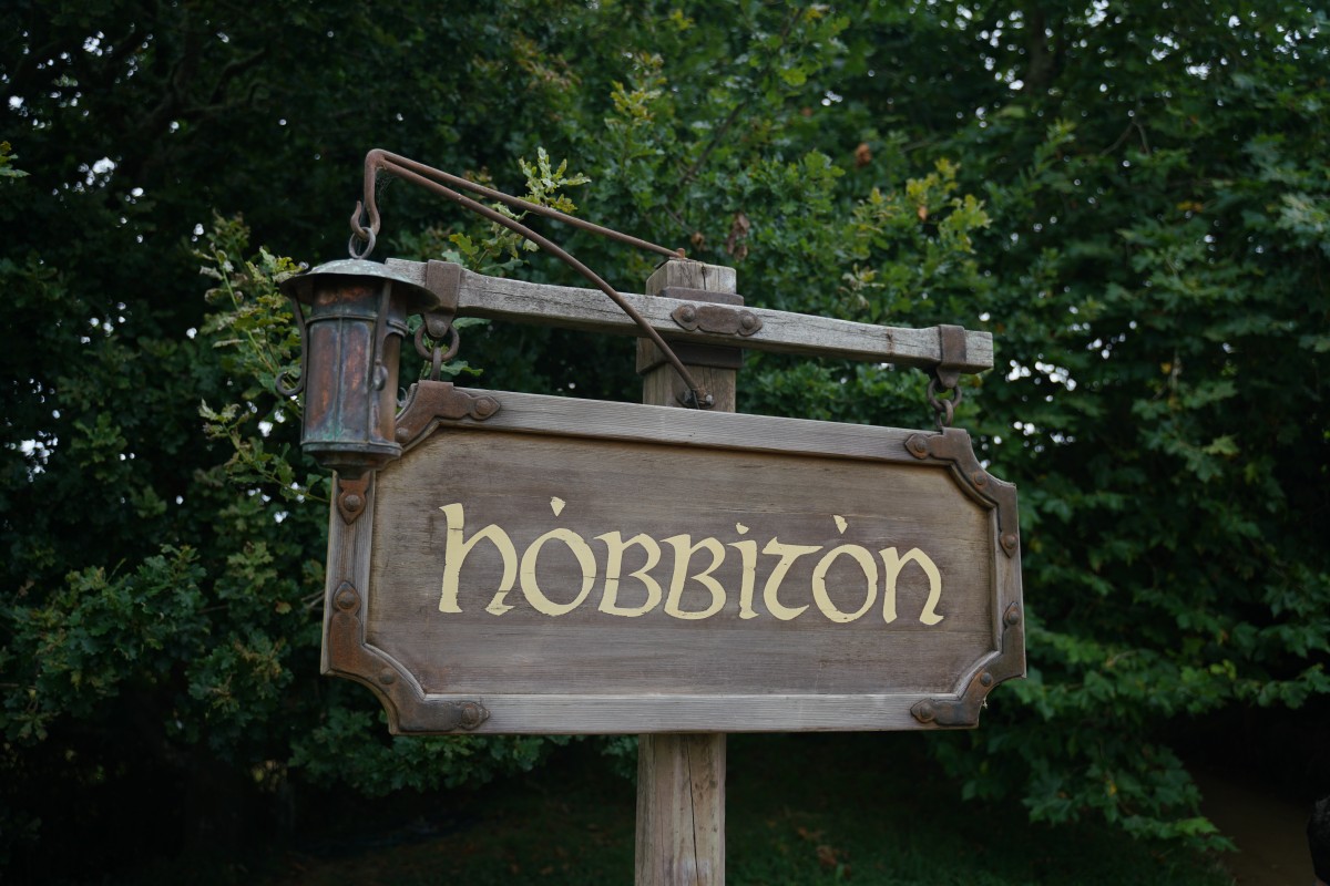 Hobbiton-Schild