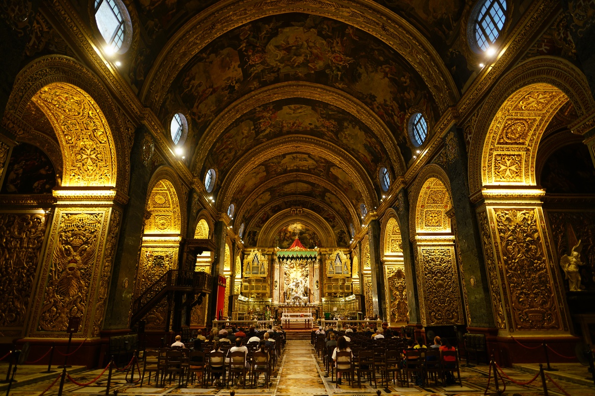 In der St. John’s Co-Cathedral (Kon-Katidral ta’ San Ġwann) in Maltas Hauptstadt Valletta
