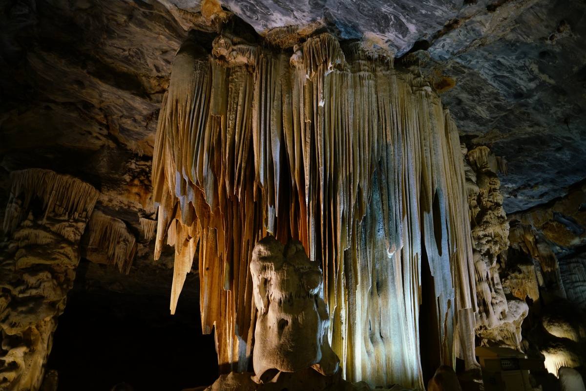 Älteste Formation in Halle 2 der Cango Caves
