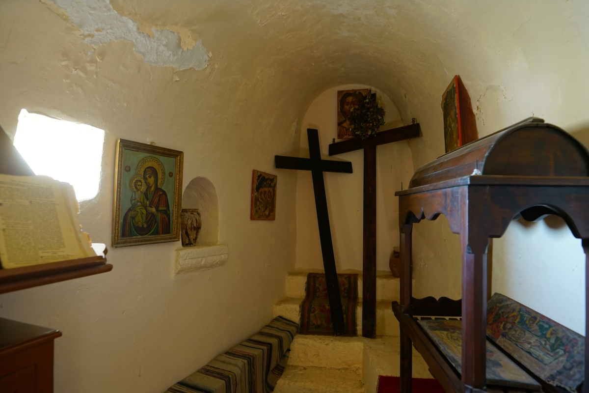 Geheimschule im Kloster Chrysoskalítissa (Moní Chrysoskalítissas) bei Elafonísi auf Kreta
