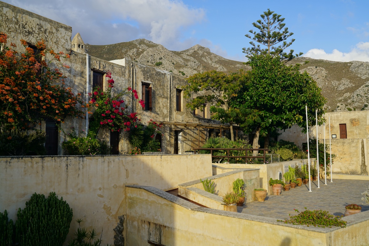 Im Préveli-Kloster auf Kreta