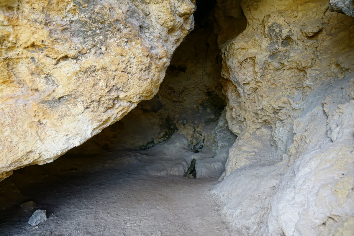 Höhle des Biotopoi Nature Park in Réthymno auf Kreta