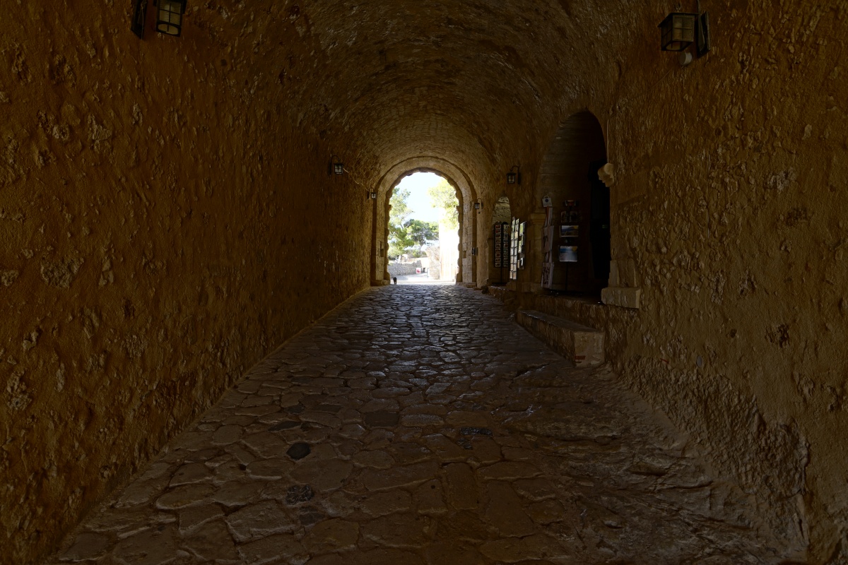 Zugang zur Fortezza in Réthymno auf Kreta