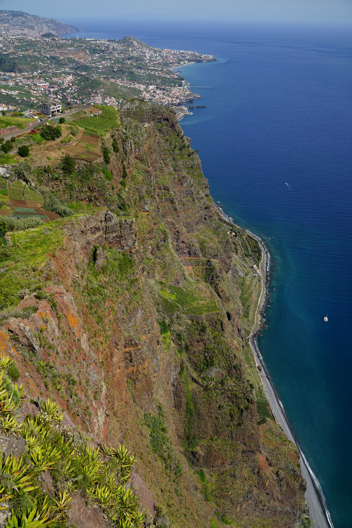 Steilküste am Cabo Girão auf Madeira