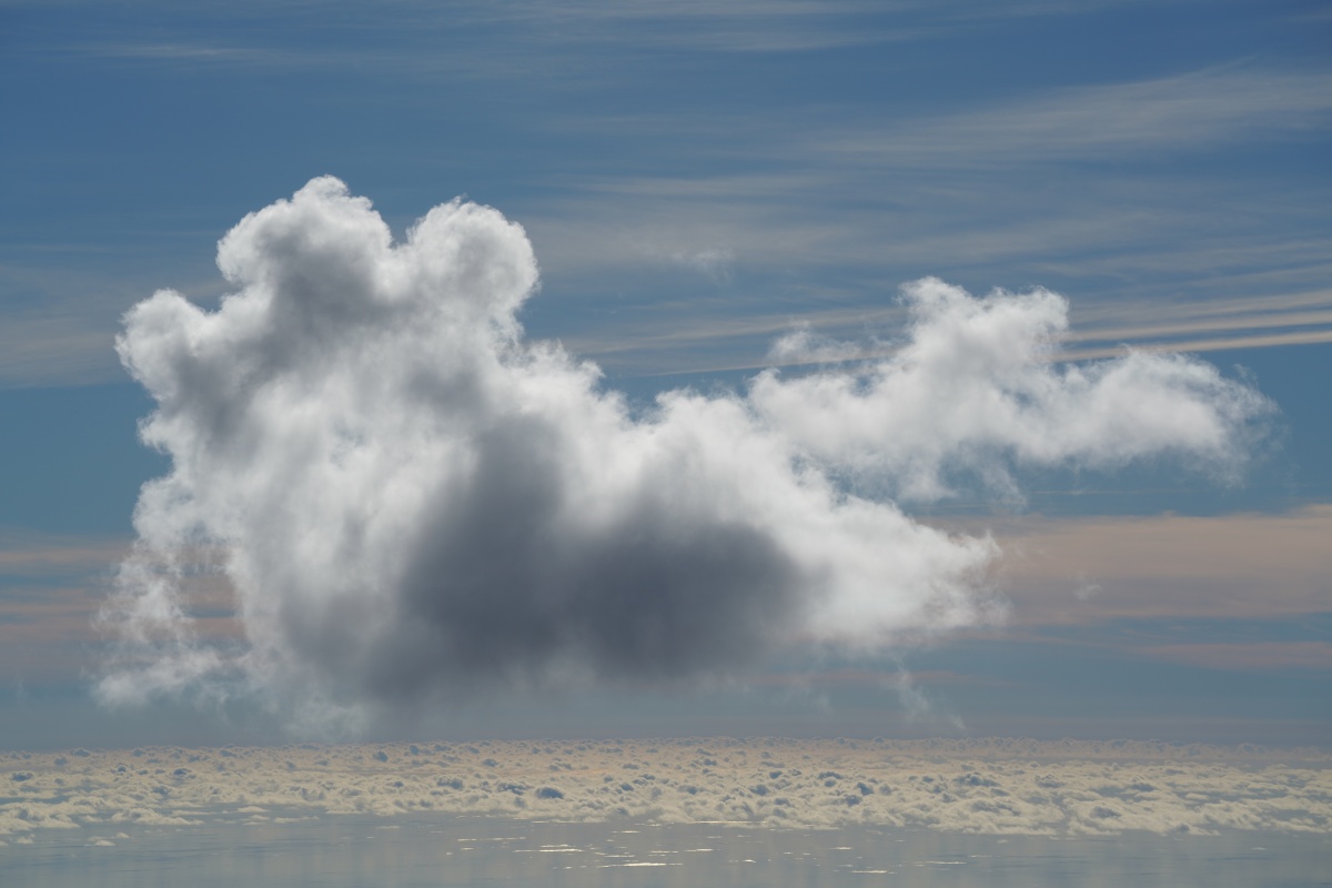 Wolke über La Palma