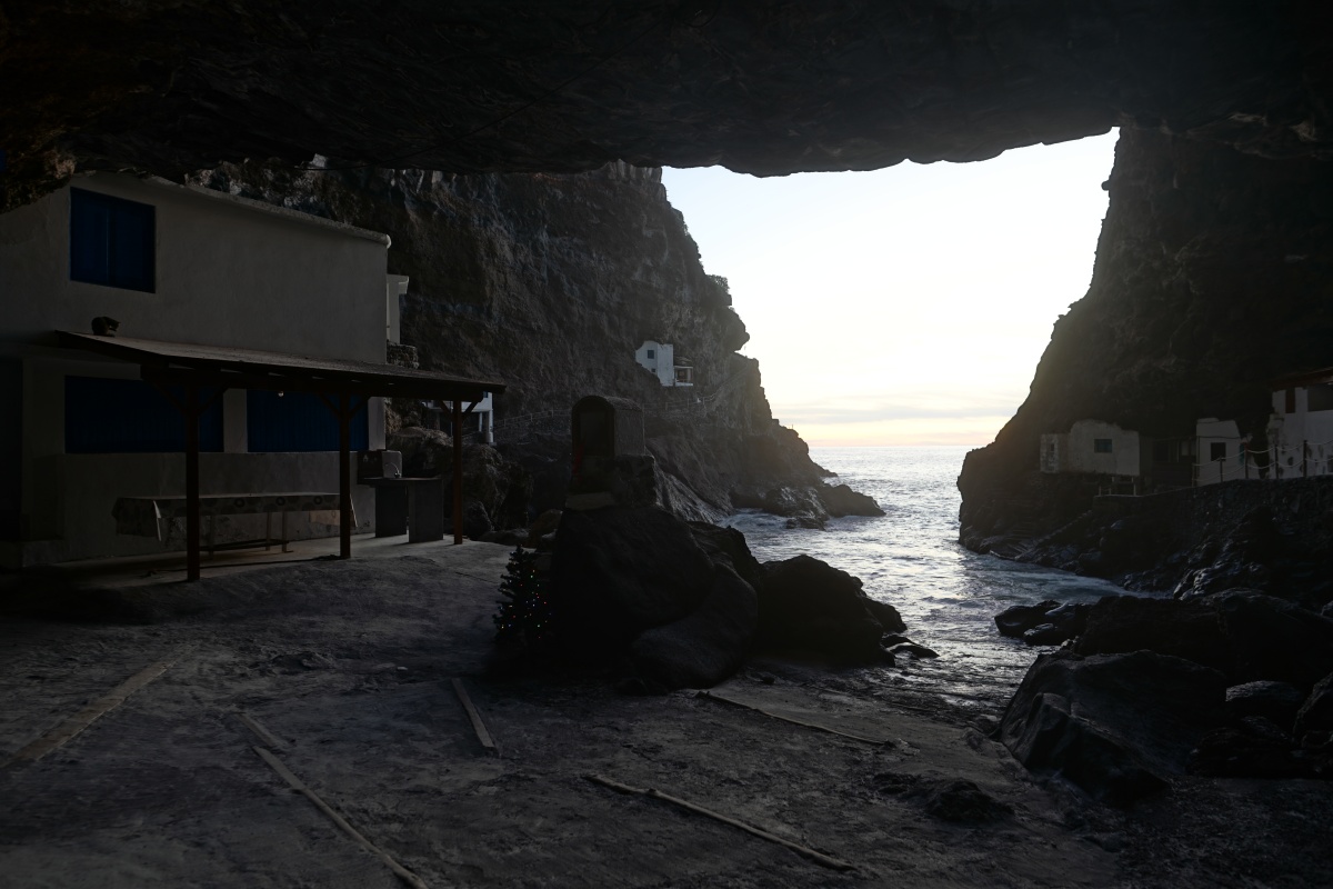 In der Porís de Candelaria (Cueva de Candelaria) auf La Palma