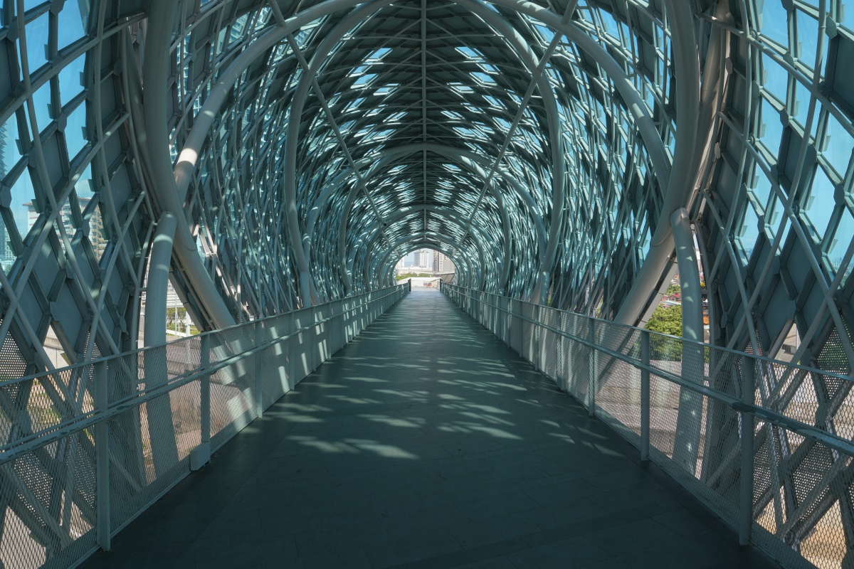 Die Brücke Pintasan Saloma in Kuala Lumpur