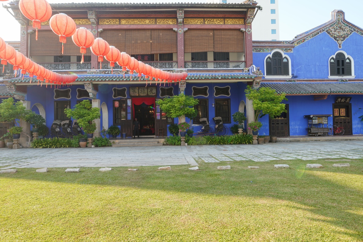 Cheong Fatt Tze (Blaues Haus) in George Town auf Penang