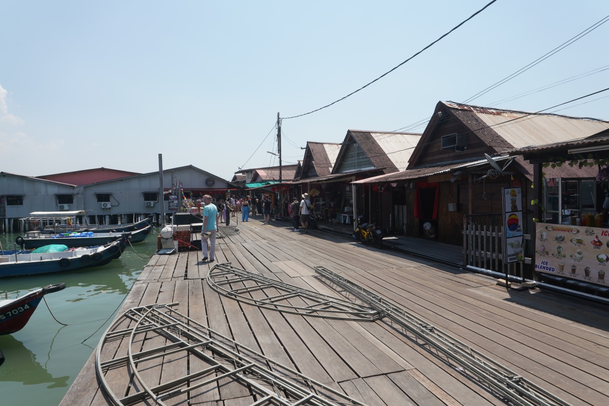 Chew Jetty in George Town auf Penang