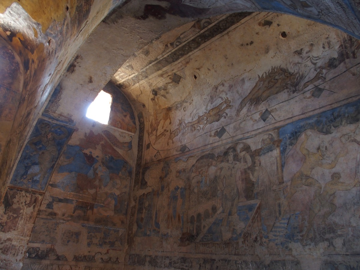 Wandbilder im Qusair 'Amra
