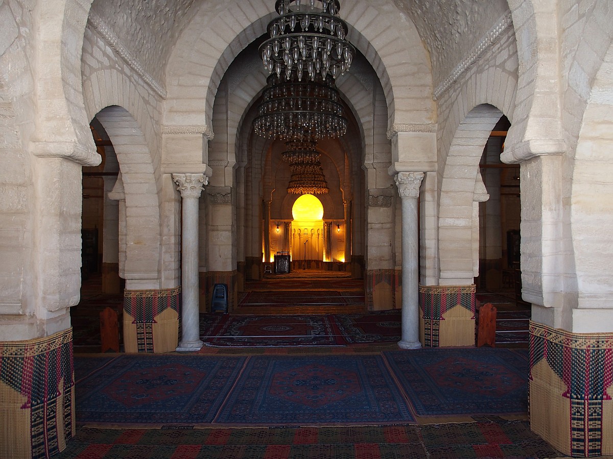 Gebetsraum der Großen Moschee von Sousse