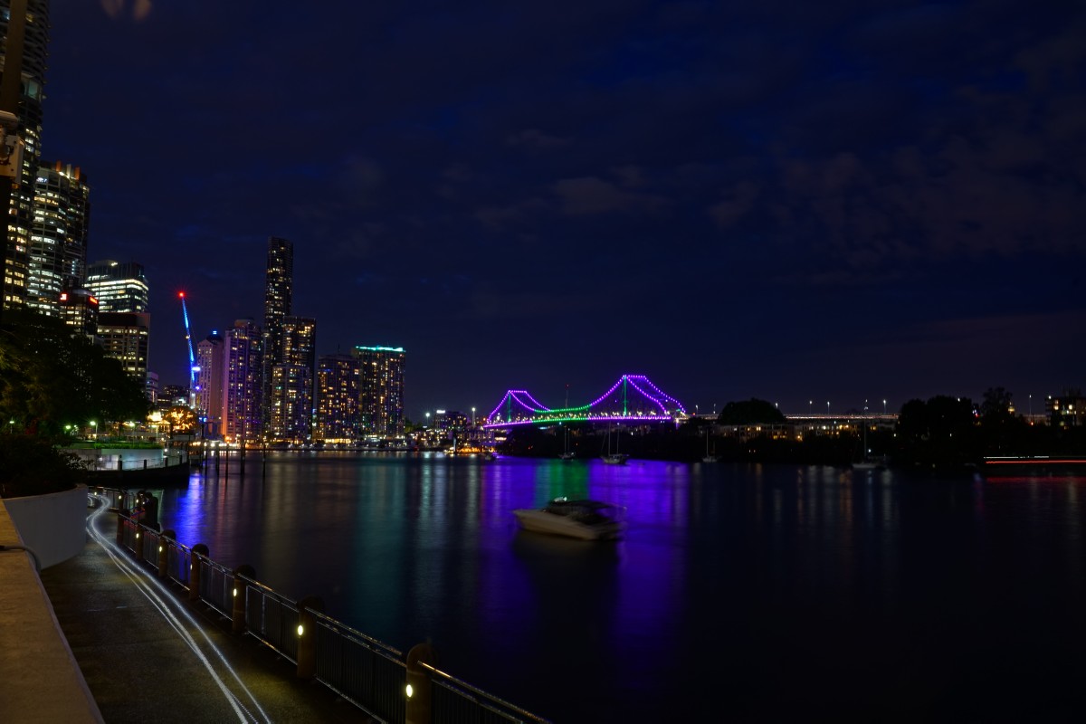 Brisbane River mit Story Bridge