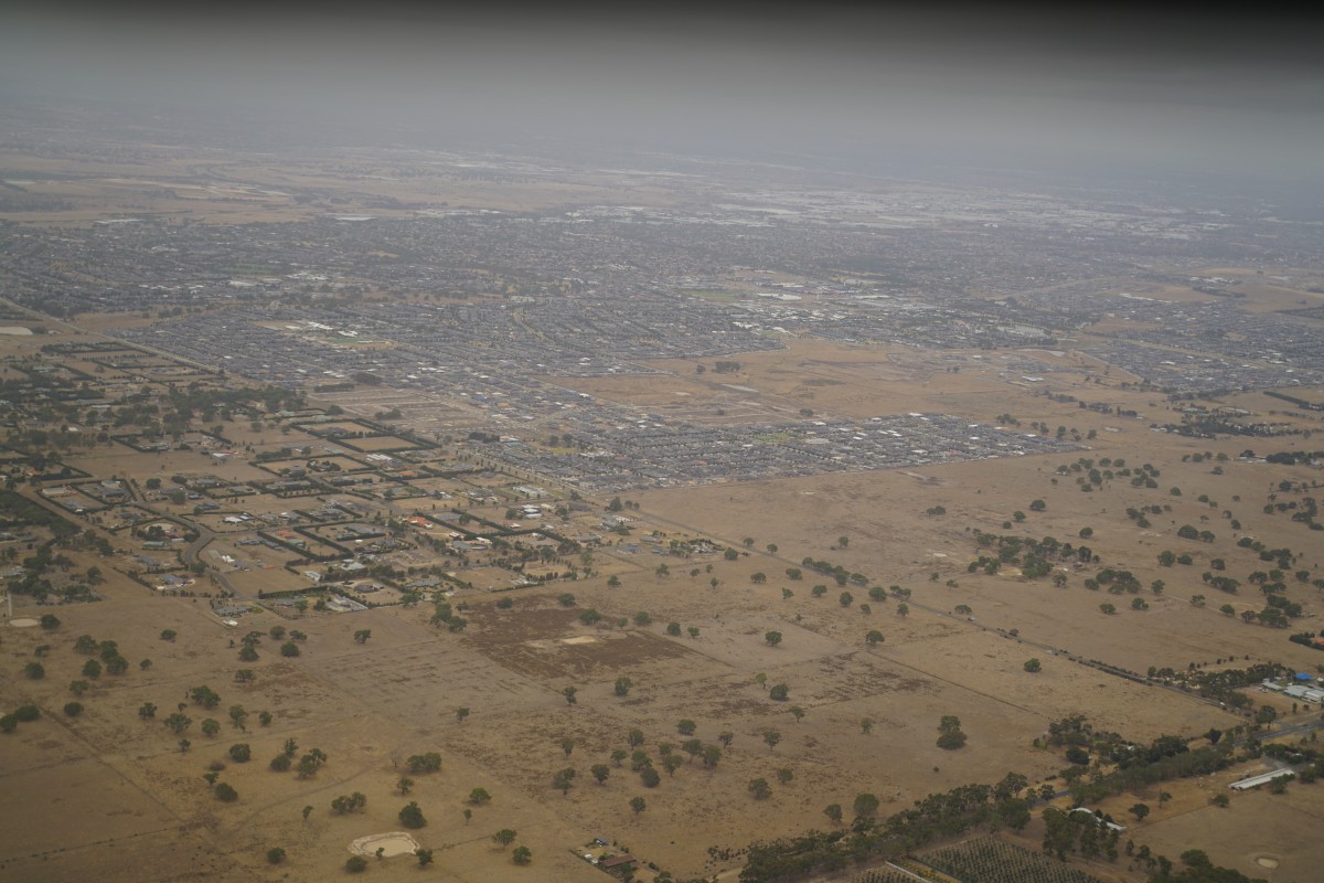 Luftbild von Melbourne