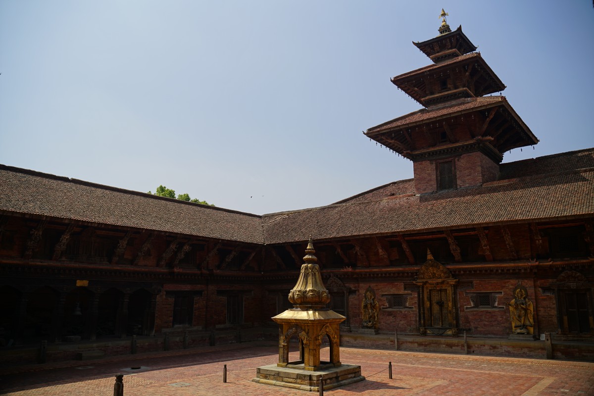 Innenhof des Palastes von Patan
