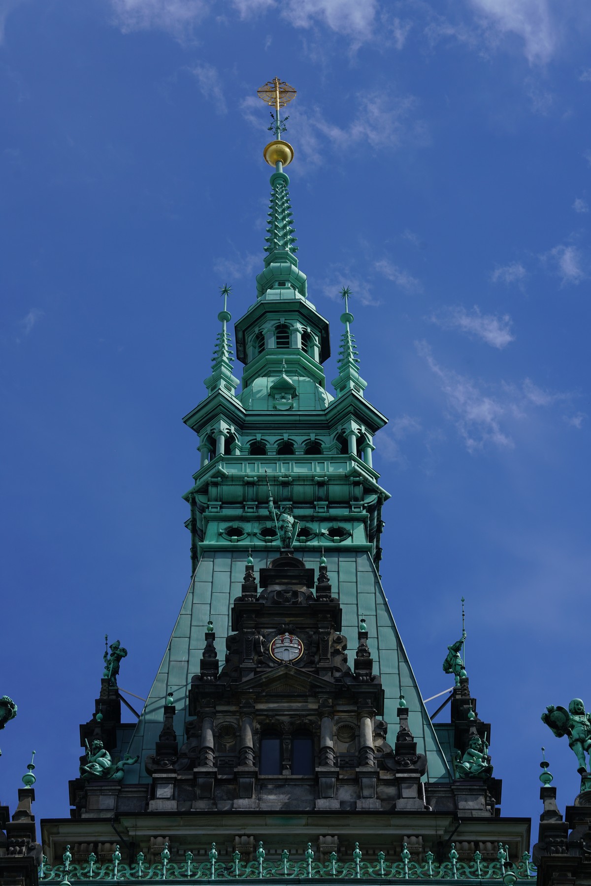 Rathausturm, vom Innenhof aus gesehen