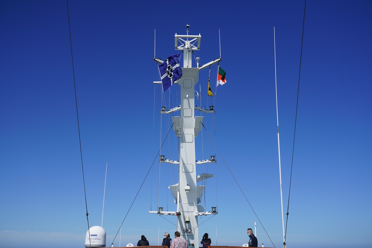 Radarturm der MS Helgoland