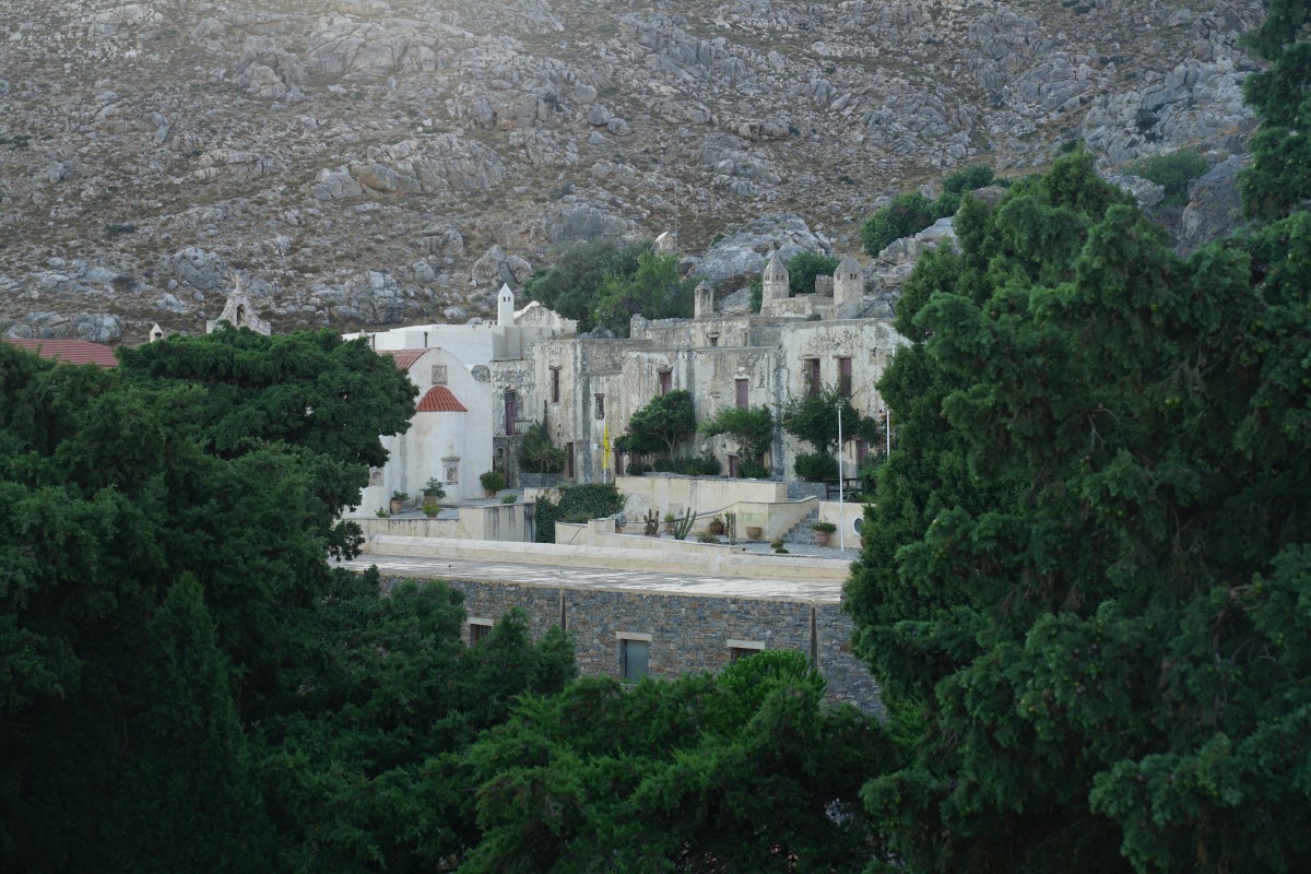 Hof des Klosters von Preveli