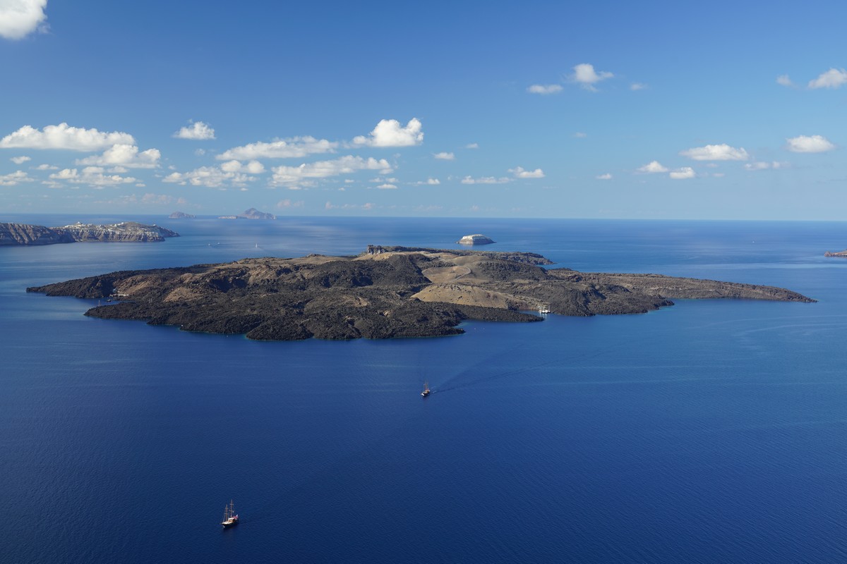 Caldera des Santorini-Archipels
