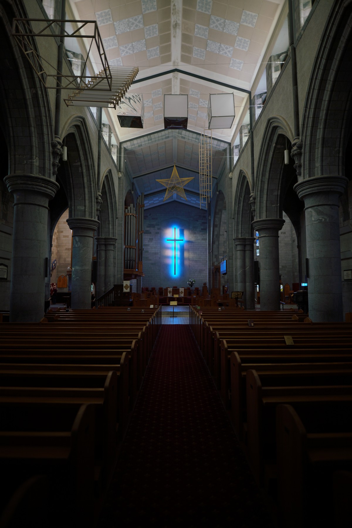 Innenraum der anglikanischen Kathedrale in Nelson