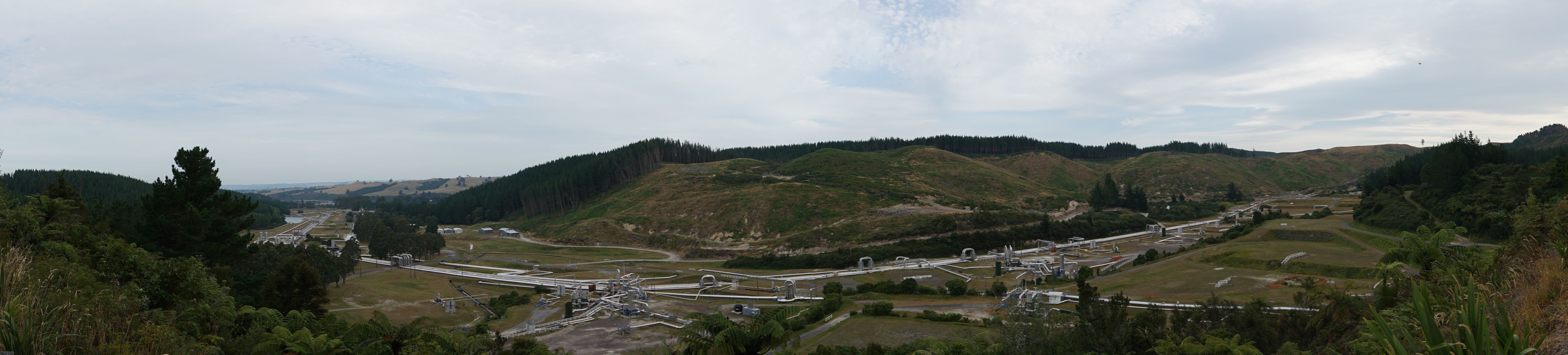 Panorama: Wairakei Geothermal Station