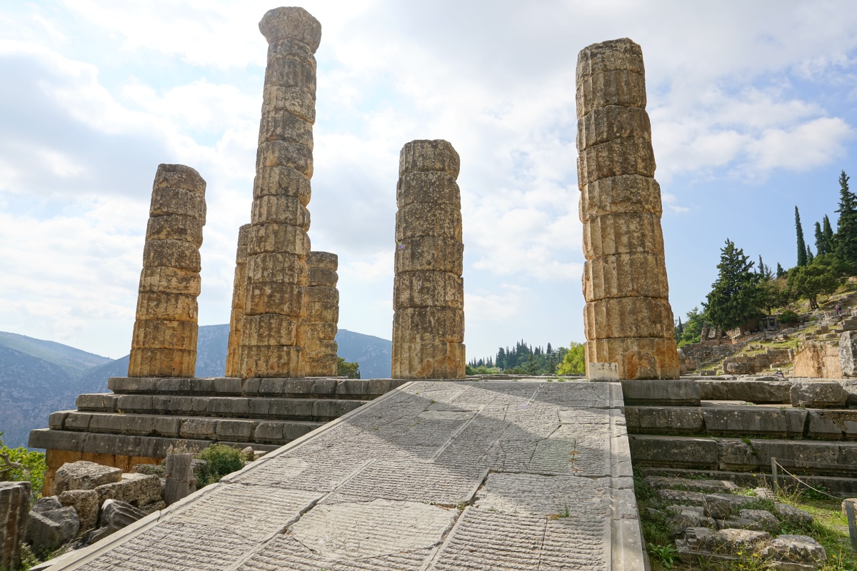 Apollon-Tempel in Delphi