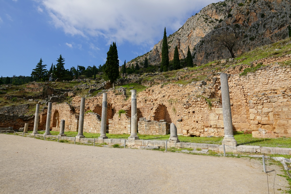 Römische Agora von Delphi