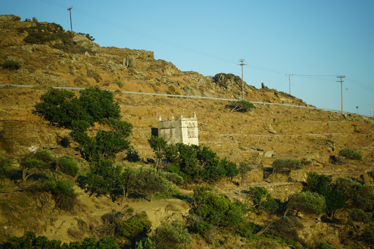 Taubenschlag-Turm auf Tinos