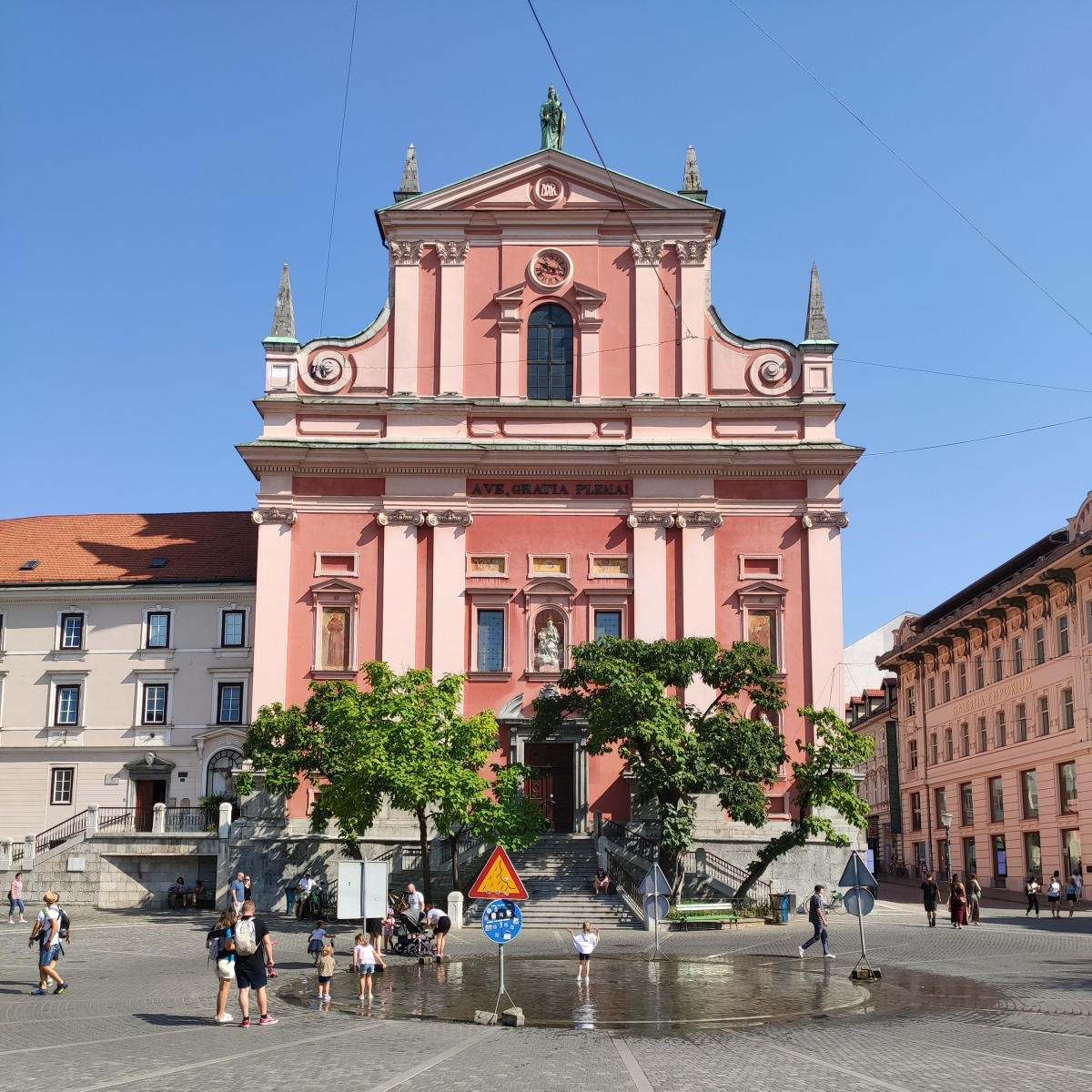 St. Marien und Prešerenplatz