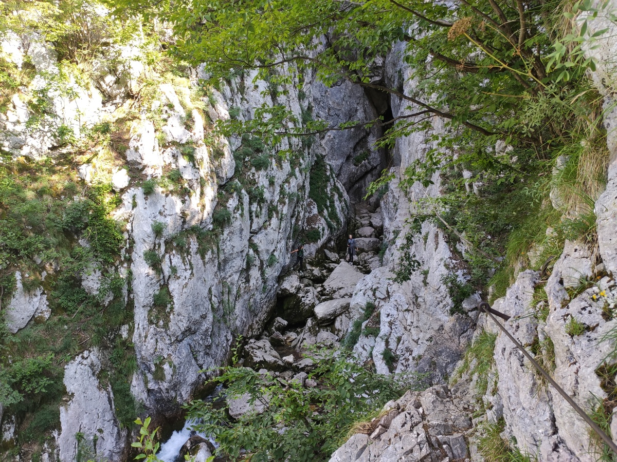 Soča-Quelle im Sommer