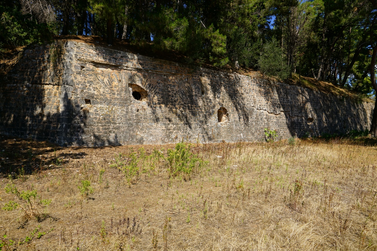 Schulenburg-Festung auf Vído vor Korfu-Stadt – man soll da wohl auch irgendwie reinkommen können