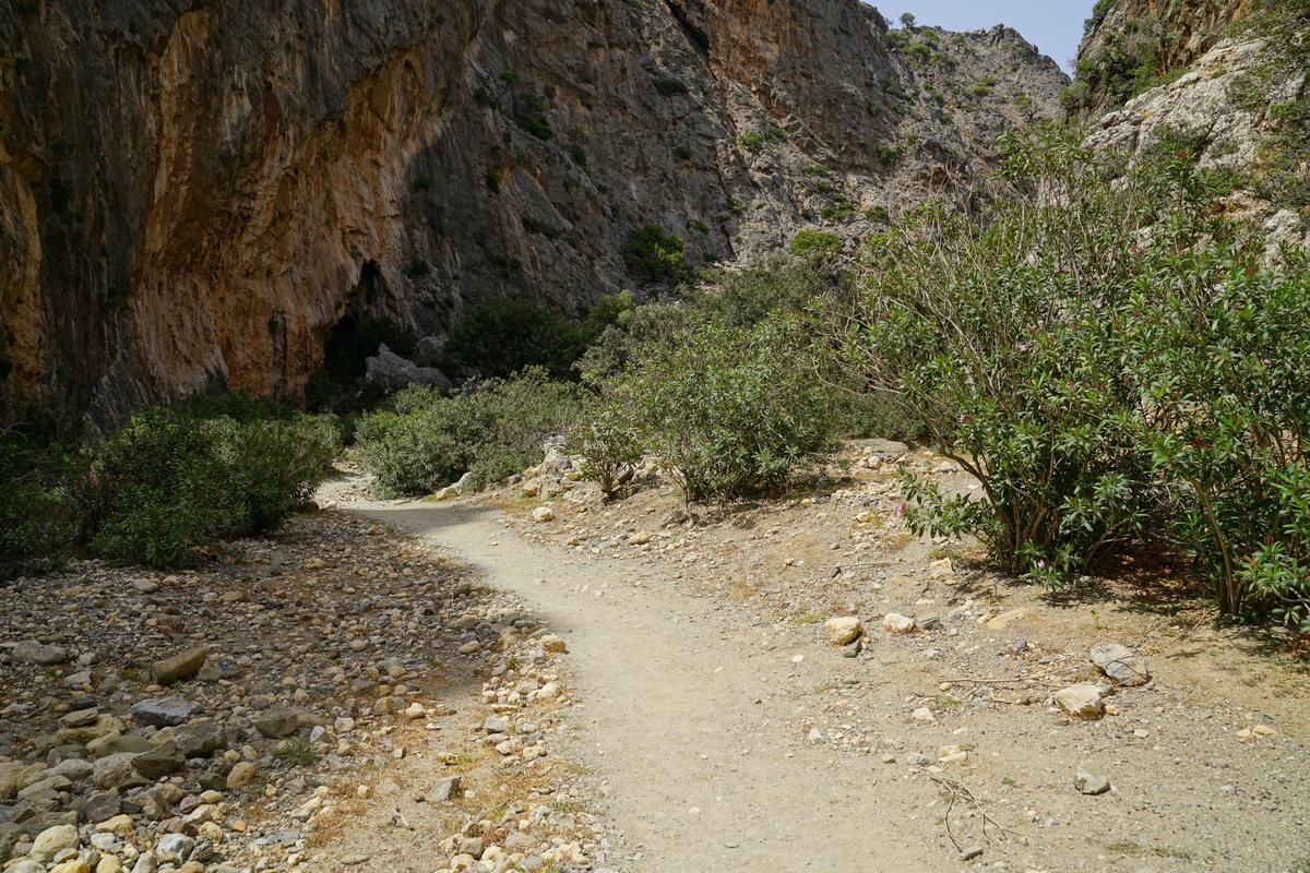 In der Agiofárango-Schlucht auf Kreta
