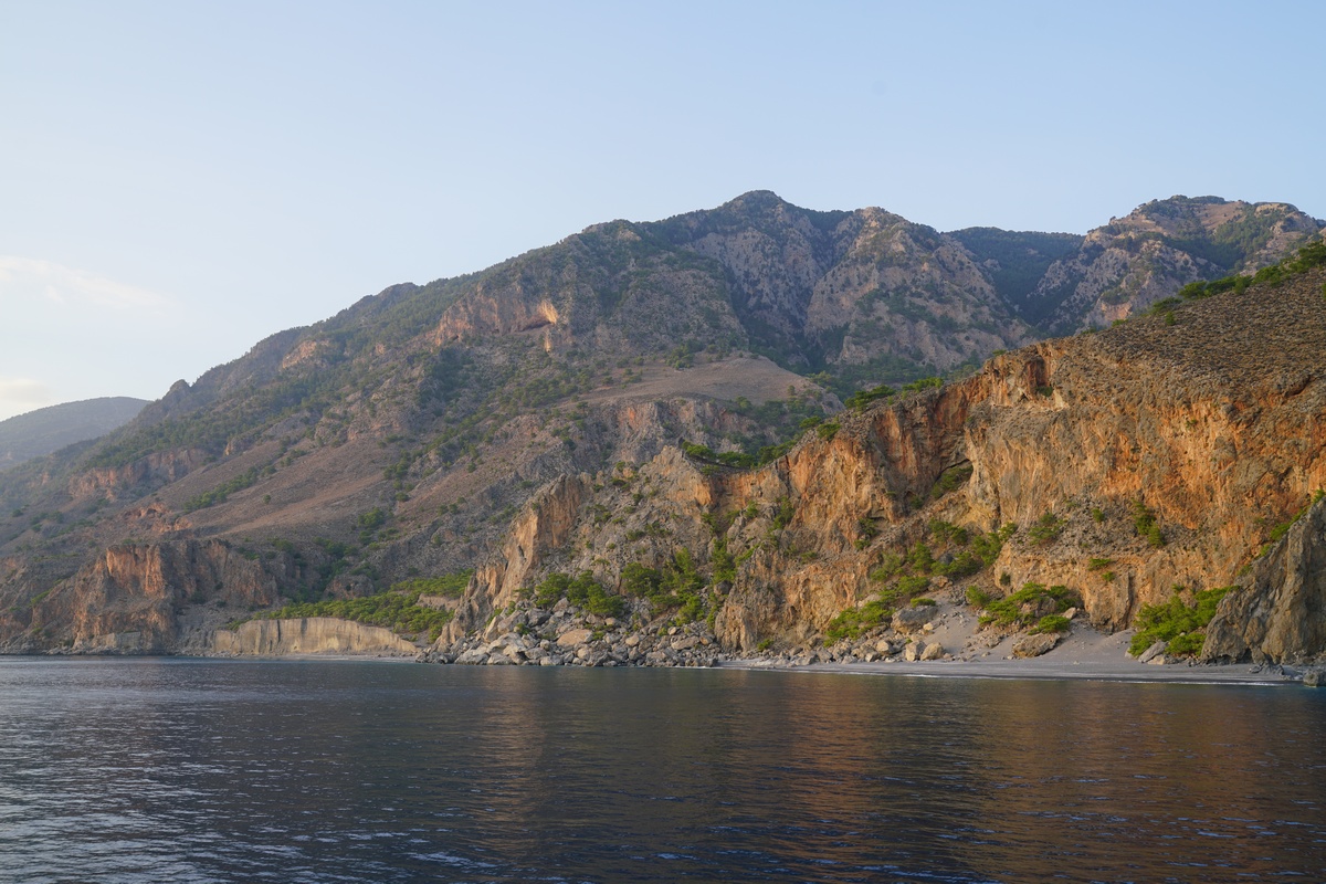 Felsen zwischen Agía Rouméli und Soúgia auf Kreta