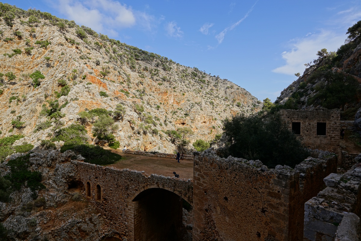 Katholikó-Kloster beim Gouvernéto-Klosters auf der Akrotíri-Halbinsel bei Chaniá auf Kreta