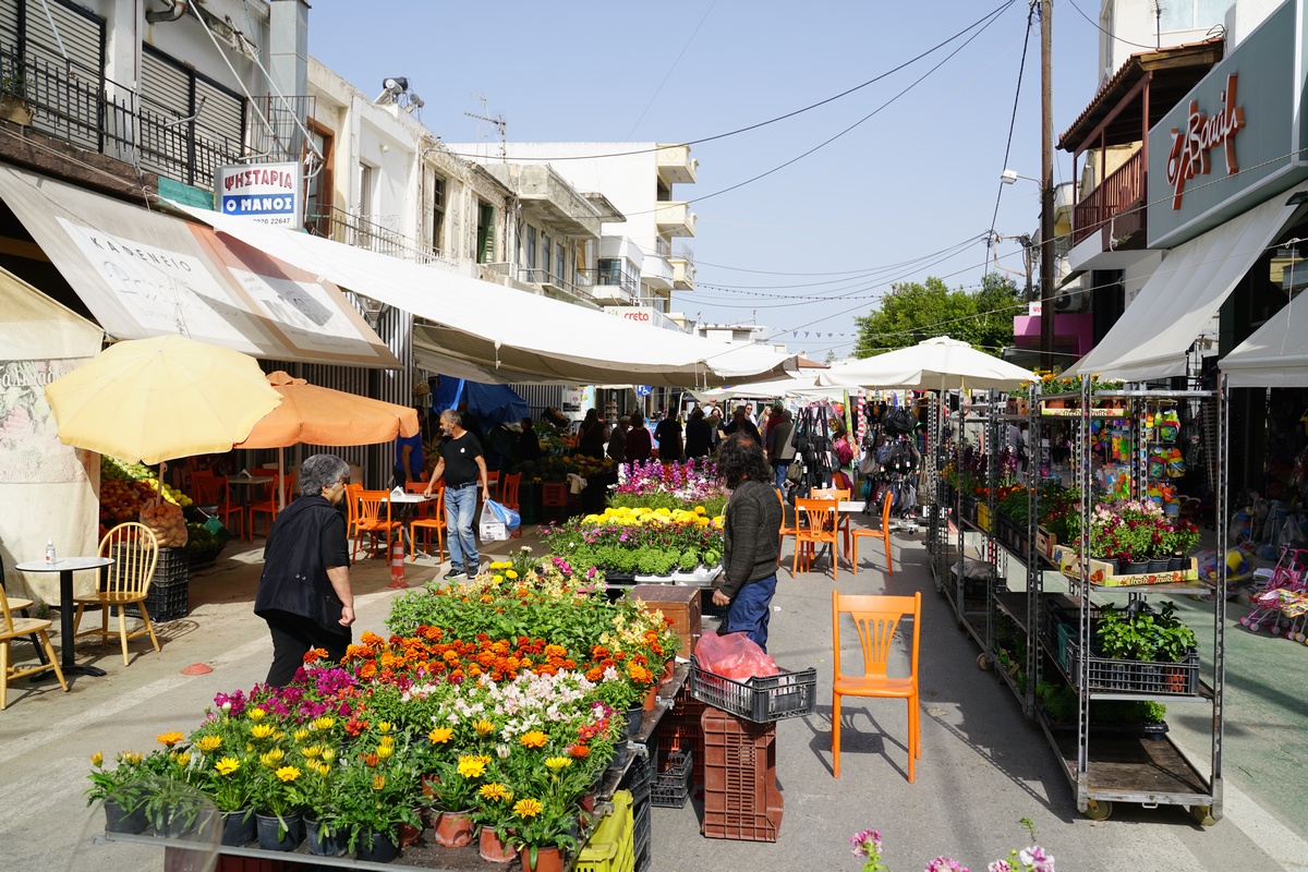 Markt in Míres auf Kreta