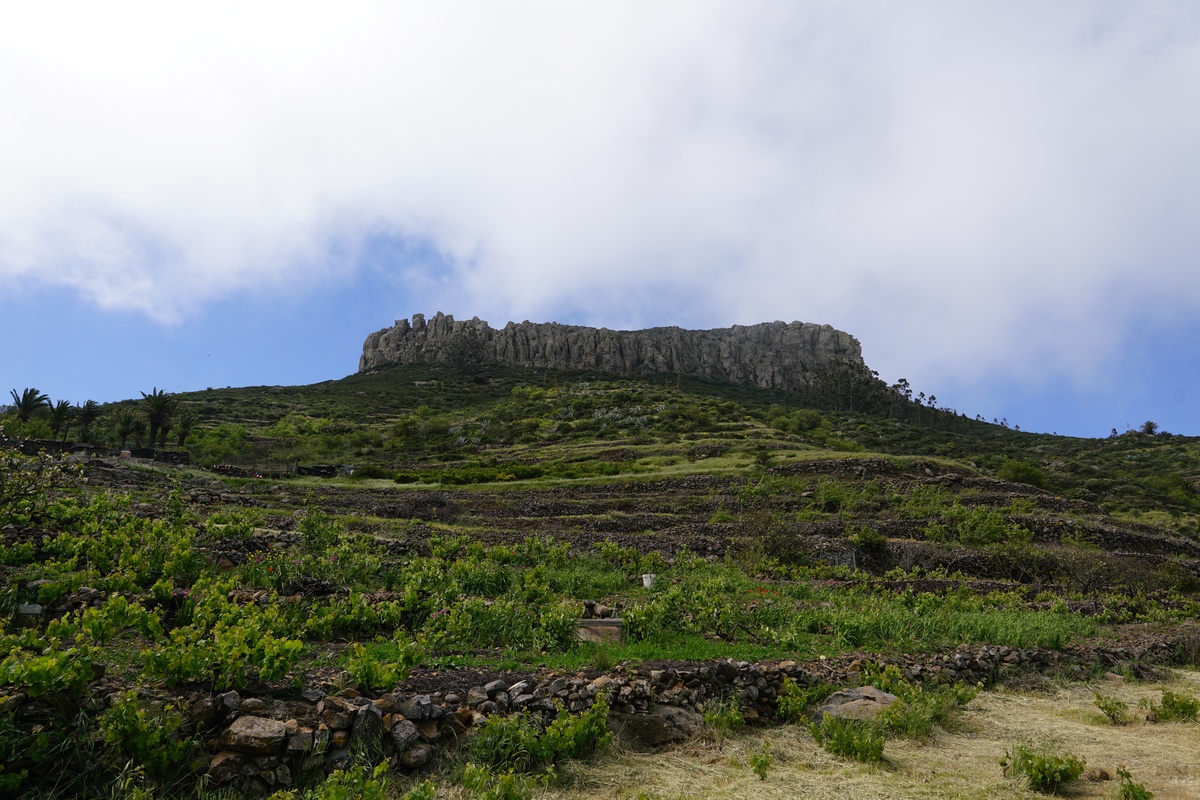 Fortaleza de Chipude von Pavón auf La Gomera aus gesehen