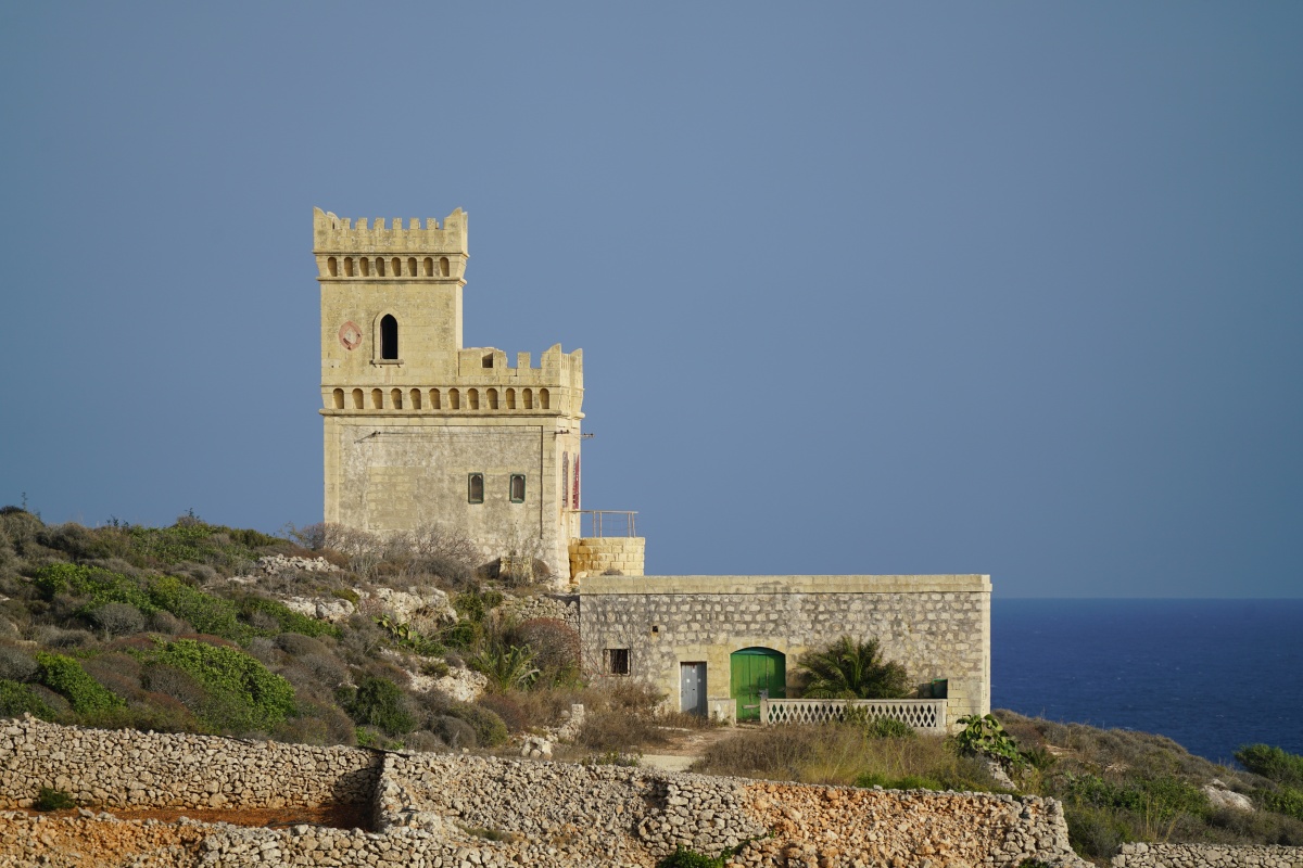 Għar Lapsi Tower auf Malta