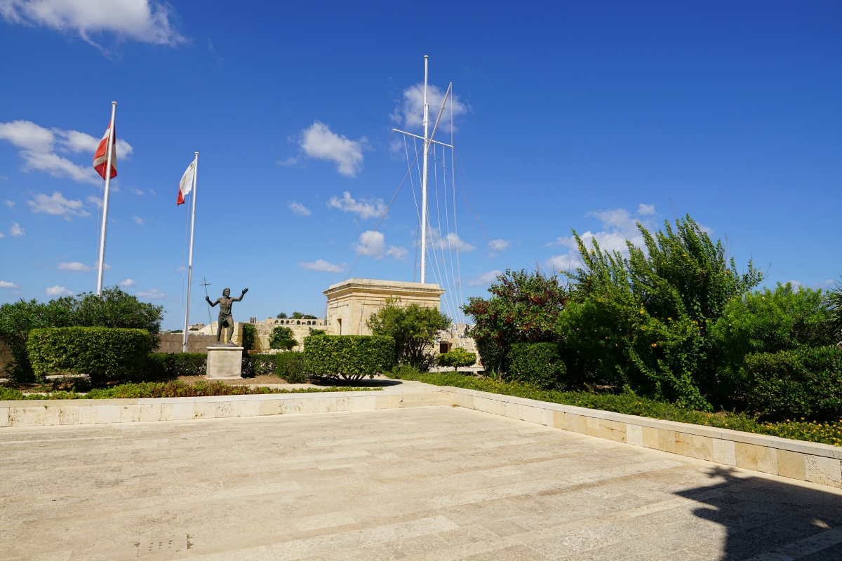 In Fort St. Angelo in Vittoriosa (Birgu) auf Malta, hier die Nordostspitze