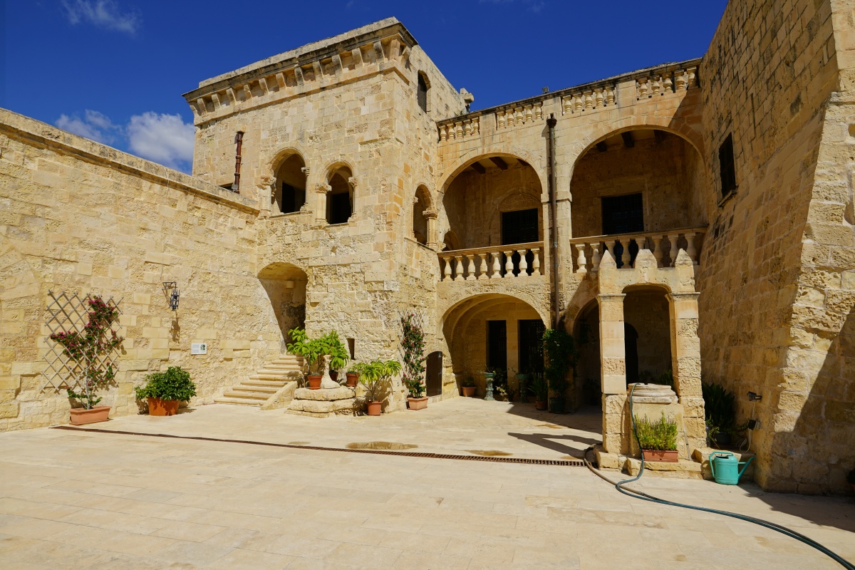Ritterhaus in Fort St. Angelo auf Malta