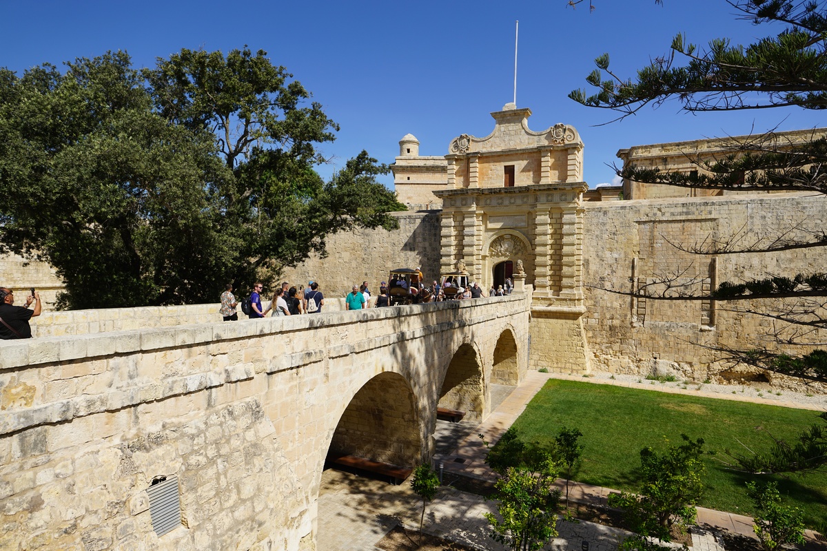 Stadttor von Mdina auf Malta