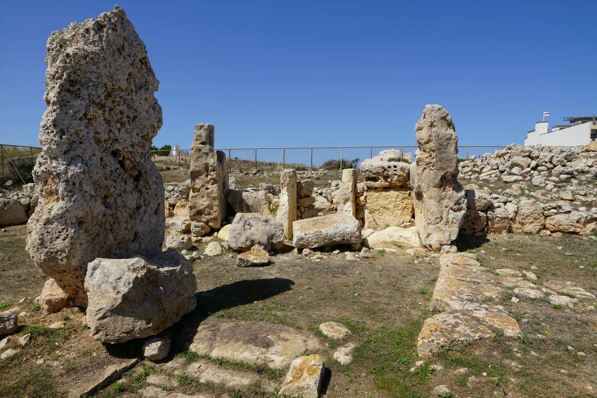 Tempji ta’ Skorba in Mġarr auf Malta