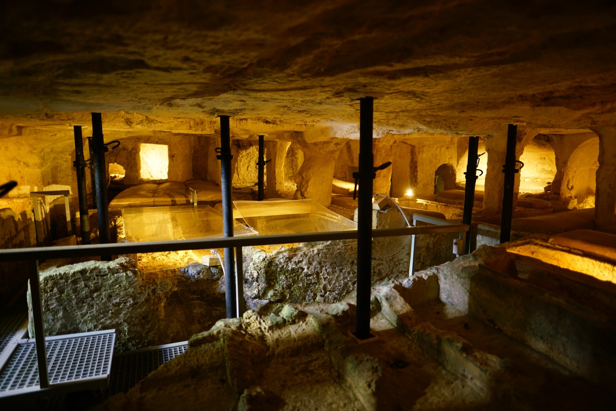 Katakombe 8 (heidnisch) der St.-Paul-Katakomben von Rabat auf Malta