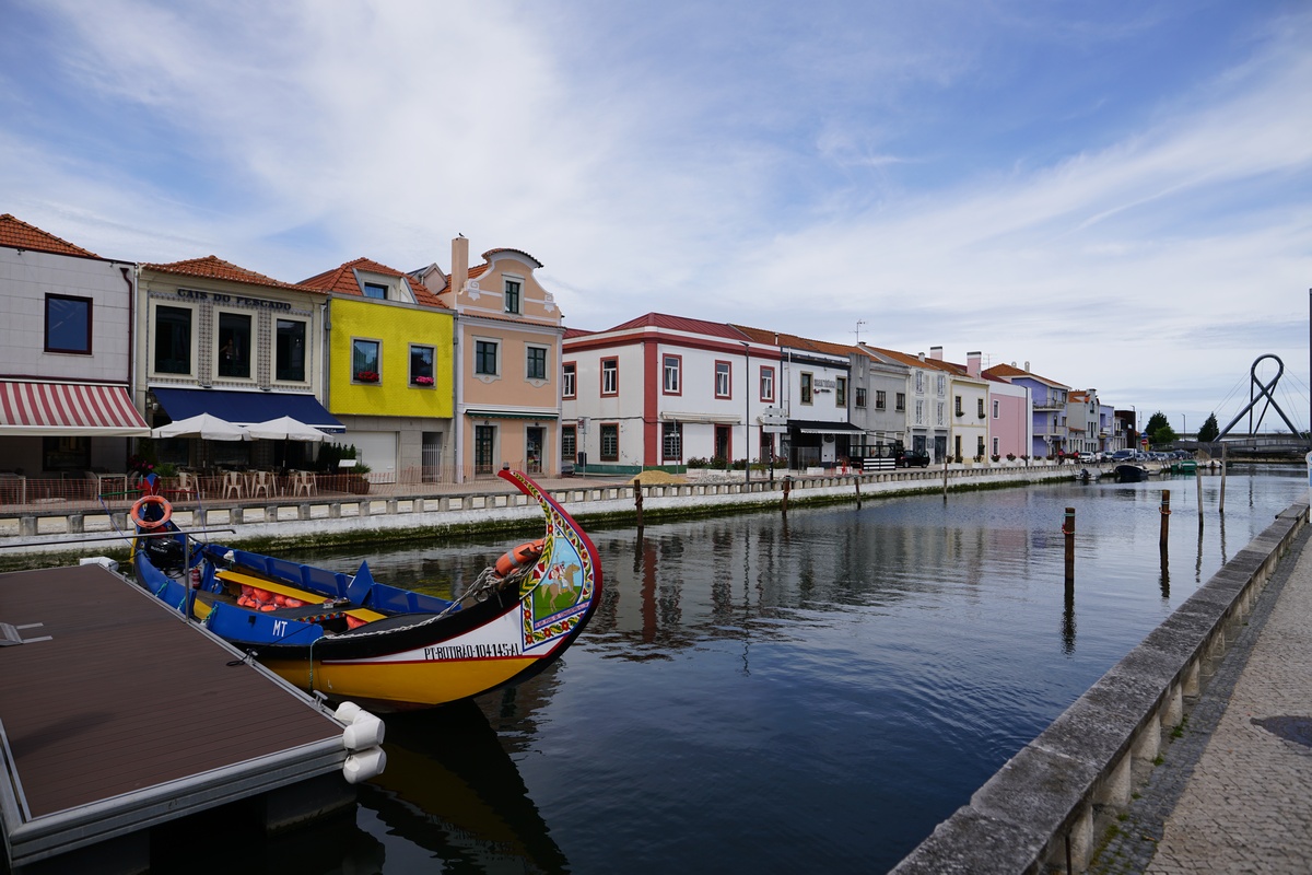Canal dos Botirões in Aveiro in Portugal
