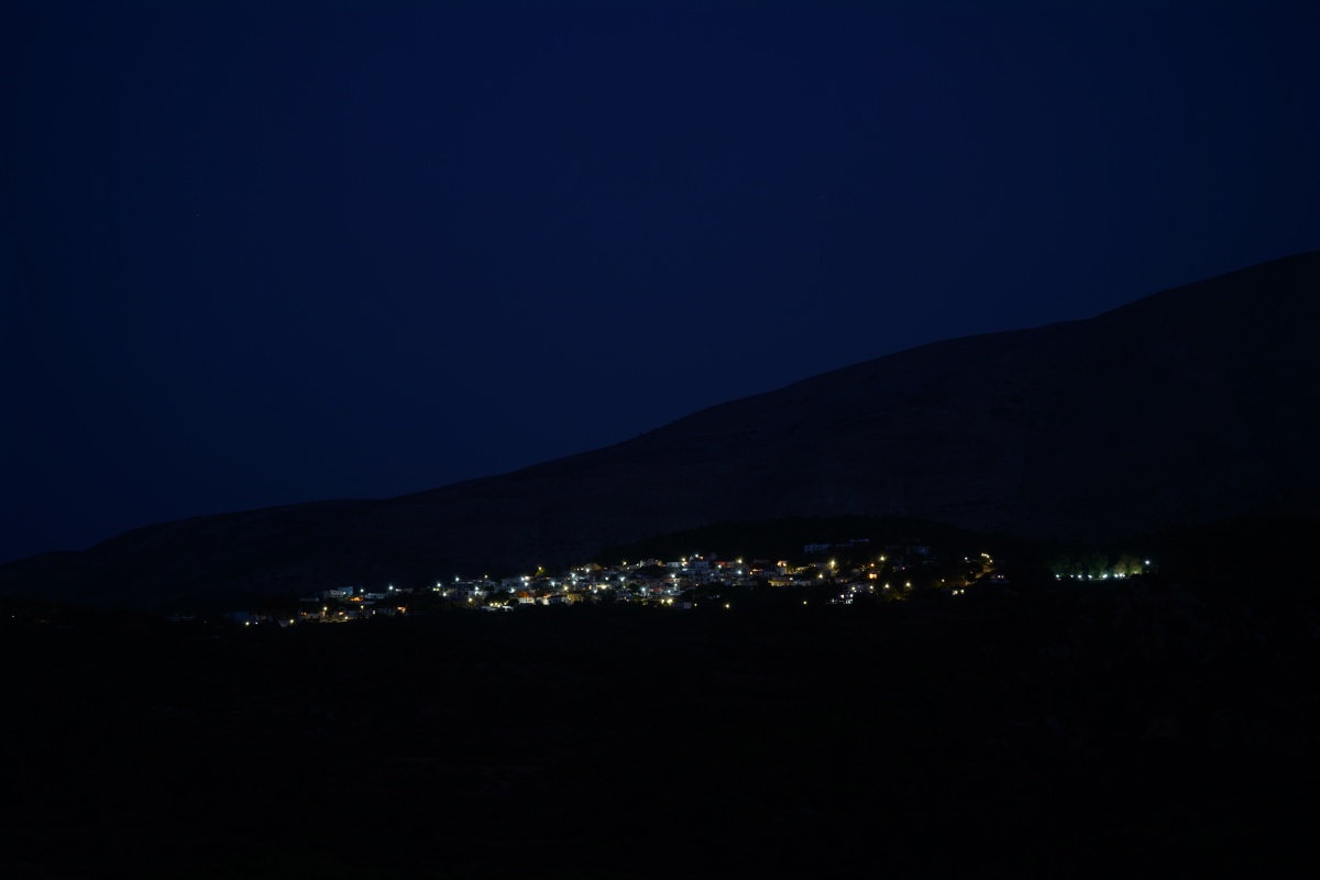 Kritinía auf Rhodos, von der Kritinía-Burg aus gesehen