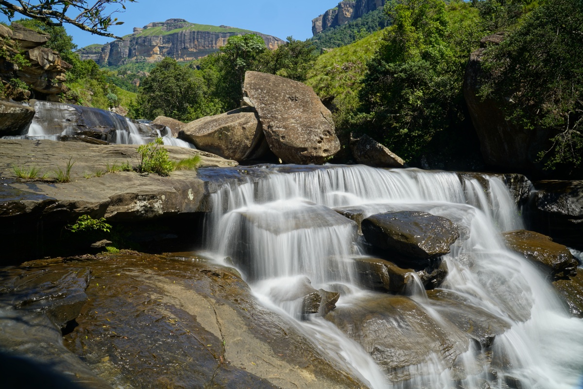 Mahai River Cascades im Royal-Natal-Nationalpark