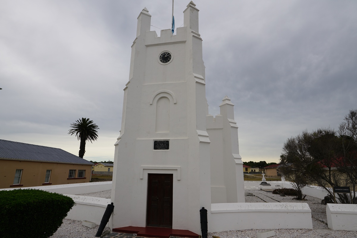 Kirche der Siedlung auf Robben Island