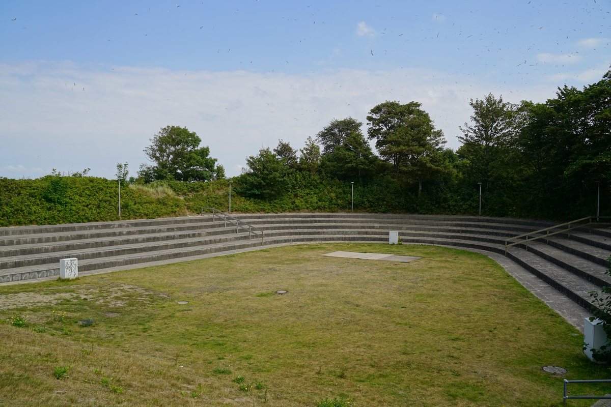 Arena der Keitum-Therme auf Sylt – die Arena ist das einzige, was von dem Projekt geblieben ist
