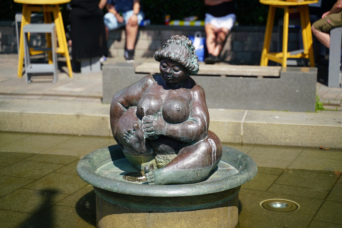 Figur „Wilhelmine“ in Westerland auf Sylt
