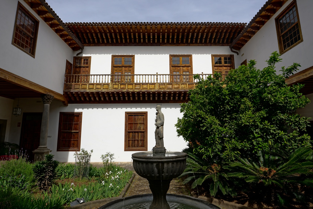 Innenhof der Casa Salazar (Palacio Episcopal) in La Laguna auf Teneriffa